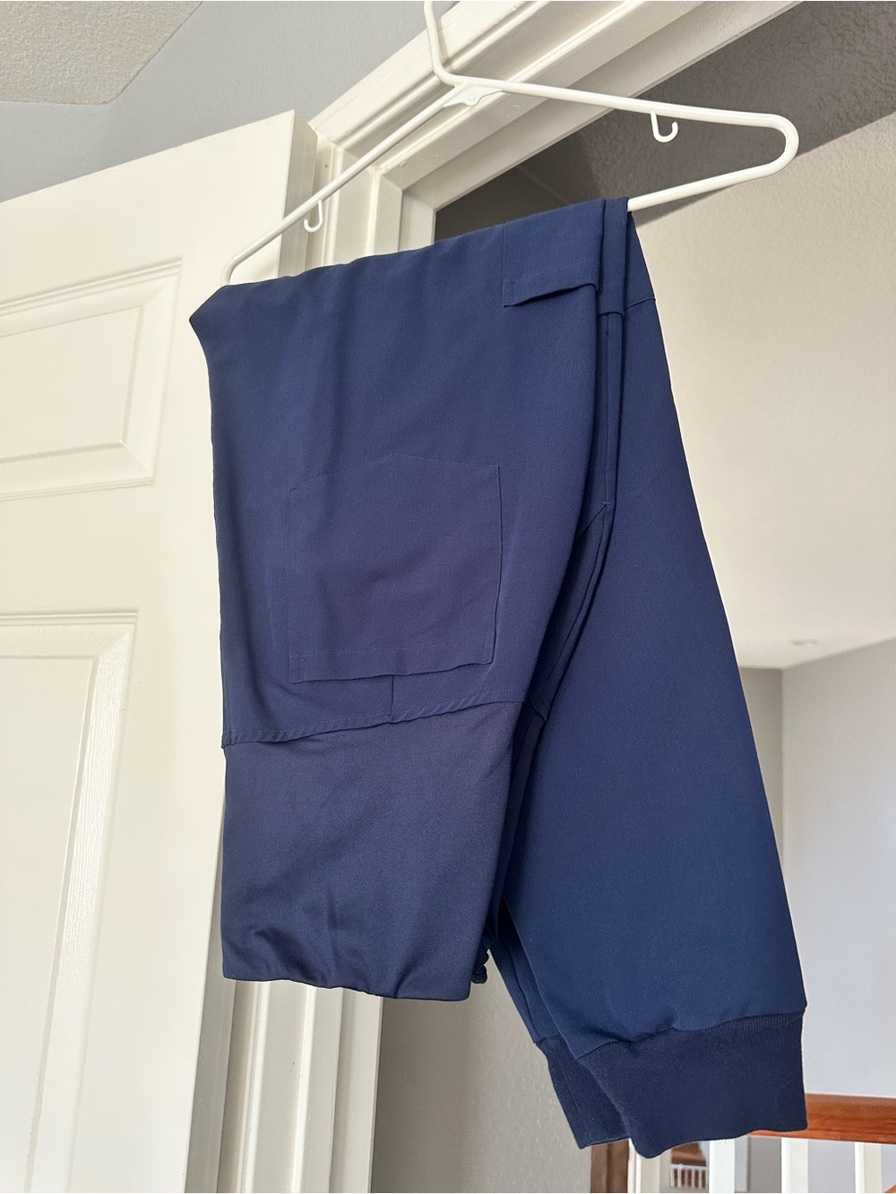 Women’s Maternity Mandala Navy Utility Jogger Scrub Pants